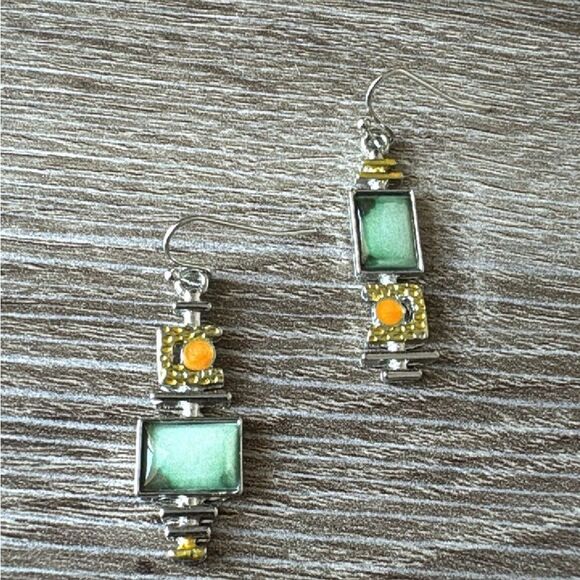 Bohemian drop earrings A751 - Picture 2 of 4